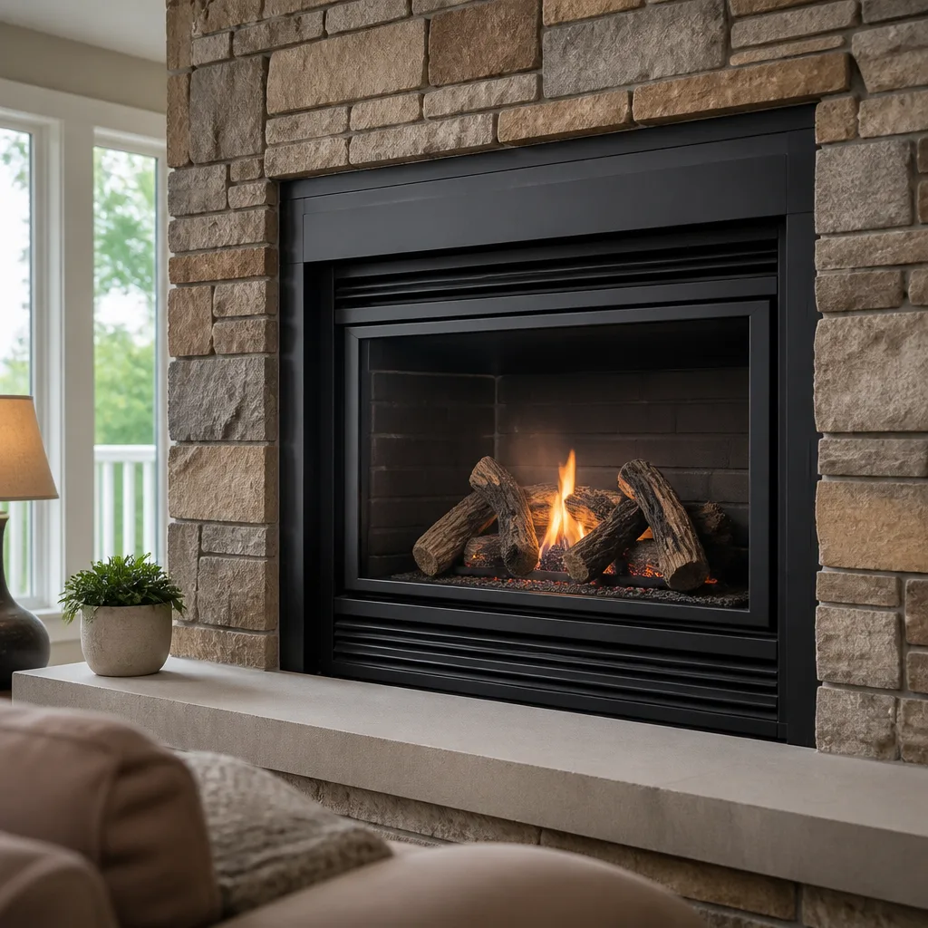 Gas fireplace service